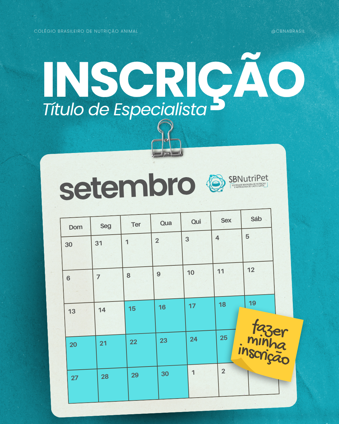 Profissionais investem em especialistas: incentivo a participar da Prova de Título da SBNutriPet/CBNA