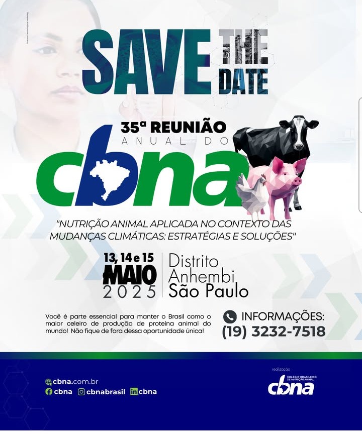 35ª Reunião Anual do CBNA – Aves, Suínos, Bovinos